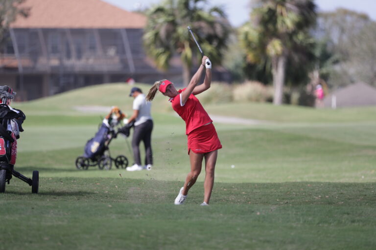 2/19/2018; Lakeland, Fla.;  University of Tampa women's golf at the Lady Moc tournament.
