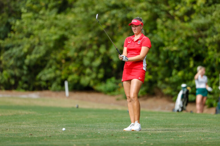 Mar 10, 2020; Windermere, FL, USA; University of Tampa Women's Golf during the Peggy Kirk Bell Invitational at Golden Bear Club, Keene's Point. Mandatory Credit: Mike Watters